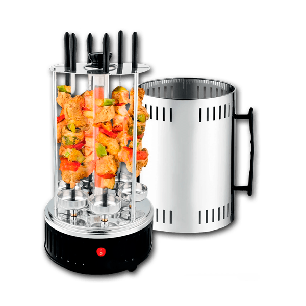Шашличниця вертикальна електрична на 6 шампурів - Kebabs Machine 1000W
