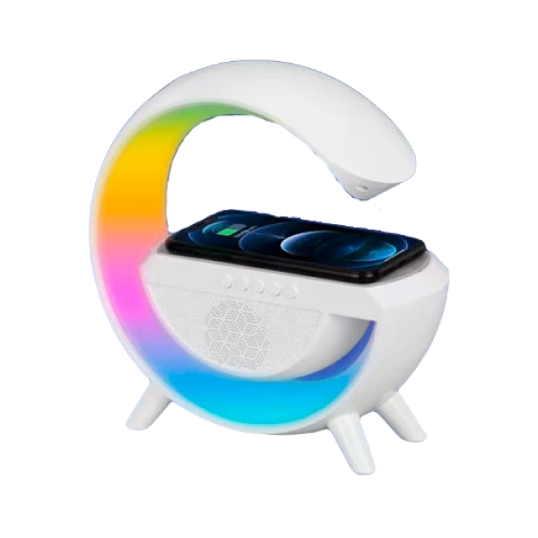 Ночник із бездротовою зарядкою та Bluetooth колонкою - Smart Light Sound Machine