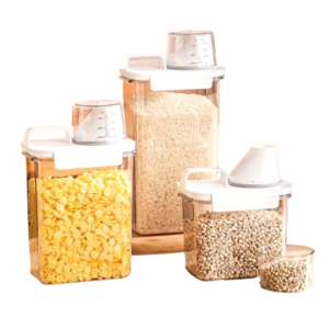 Набір з 3-х контейнерів для порошку, гелю та сипучих продуктів.