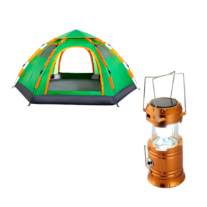 Автоматичний намет - Smart Camp (4-місний) + Універсальний ліхтар туриста 3 в 1